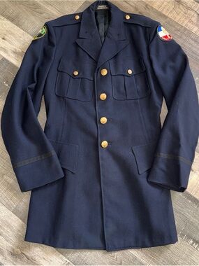Vintage Navy ROTC XS/SM with Gold Buttons